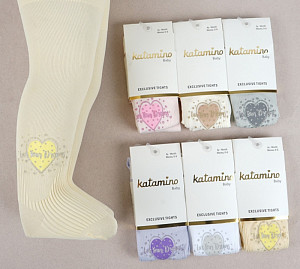 Колготки со стразами для девочки  KATAMINO